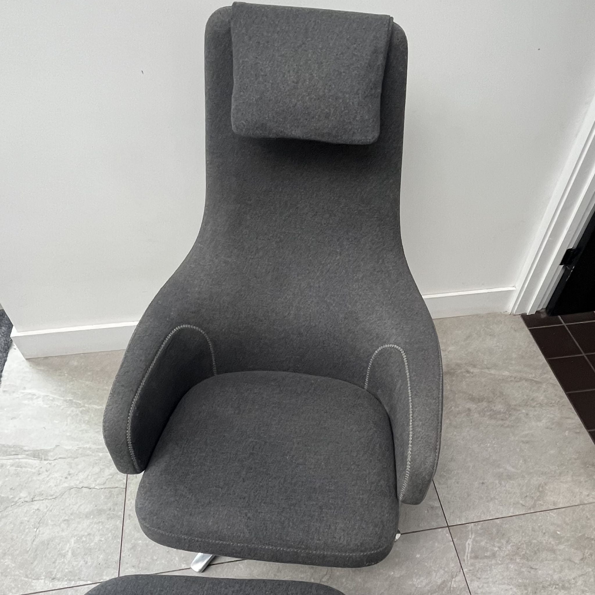 Antonio Citterio Repos Lounge Chair and Ottoman for Vitra