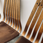 4 Hans Brattrud Rosewood Scandia Chairs for Hove Mobler