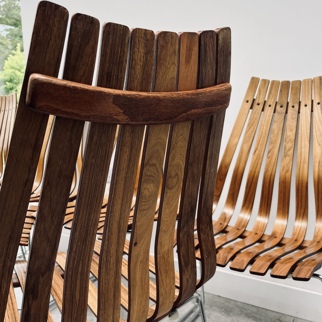 6 Hans Brattrud Rosewood Scandia Chairs for Hove Mobler
