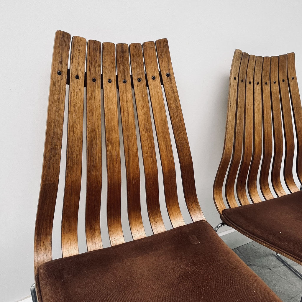4 Hans Brattrud Rosewood Scandia Chairs for Hove Mobler