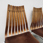 4 Hans Brattrud Rosewood Scandia Chairs for Hove Mobler