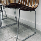 6 Hans Brattrud Rosewood Scandia Chairs for Hove Mobler