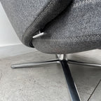 Antonio Citterio Repos Lounge Chair and Ottoman for Vitra