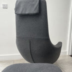 Antonio Citterio Repos Lounge Chair and Ottoman for Vitra