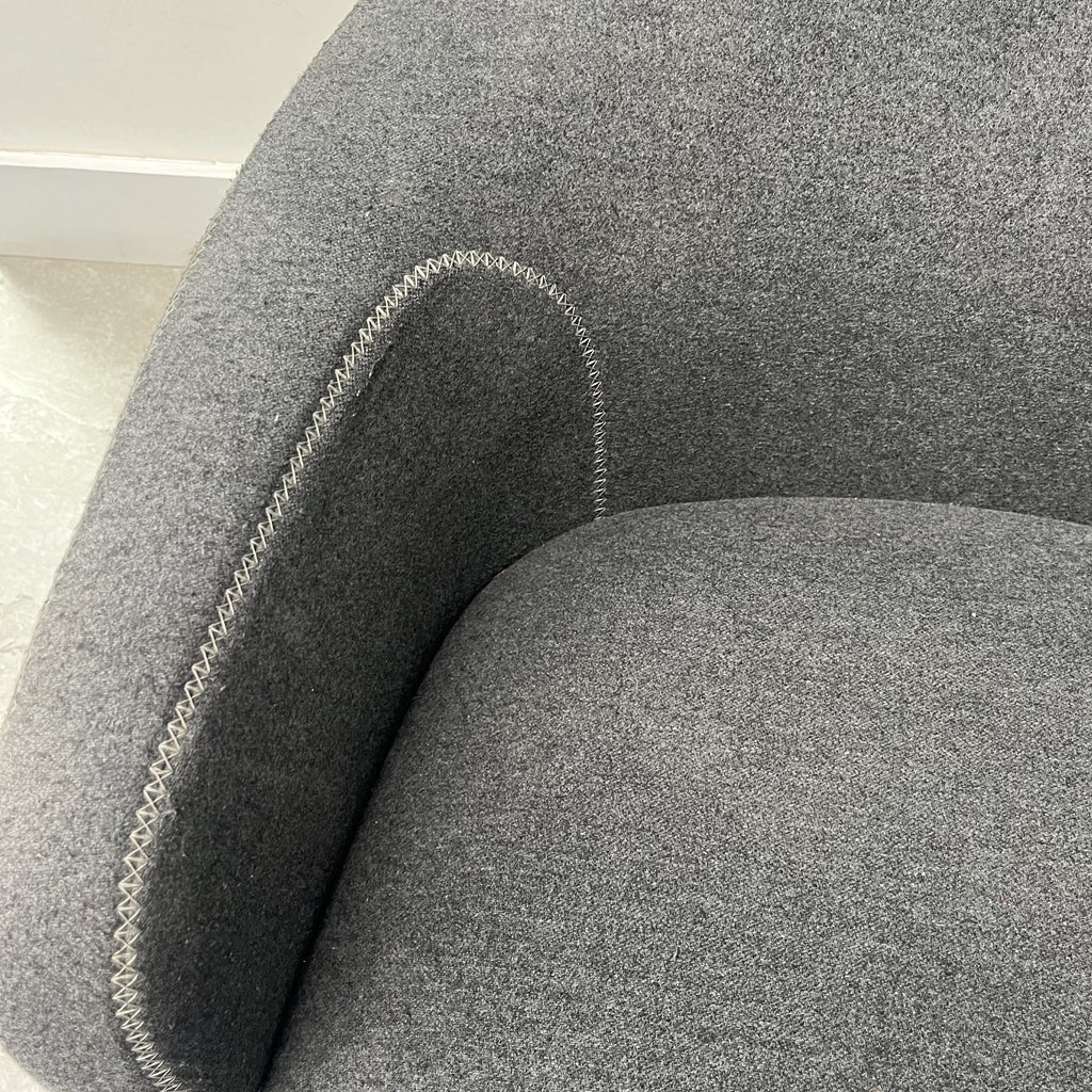 Antonio Citterio Repos Lounge Chair and Ottoman for Vitra