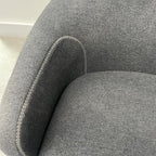 Antonio Citterio Repos Lounge Chair and Ottoman for Vitra