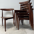 5 Hans Wegner Heart Chairs for Fritz Hansen