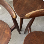 5 Hans Wegner Heart Chairs for Fritz Hansen