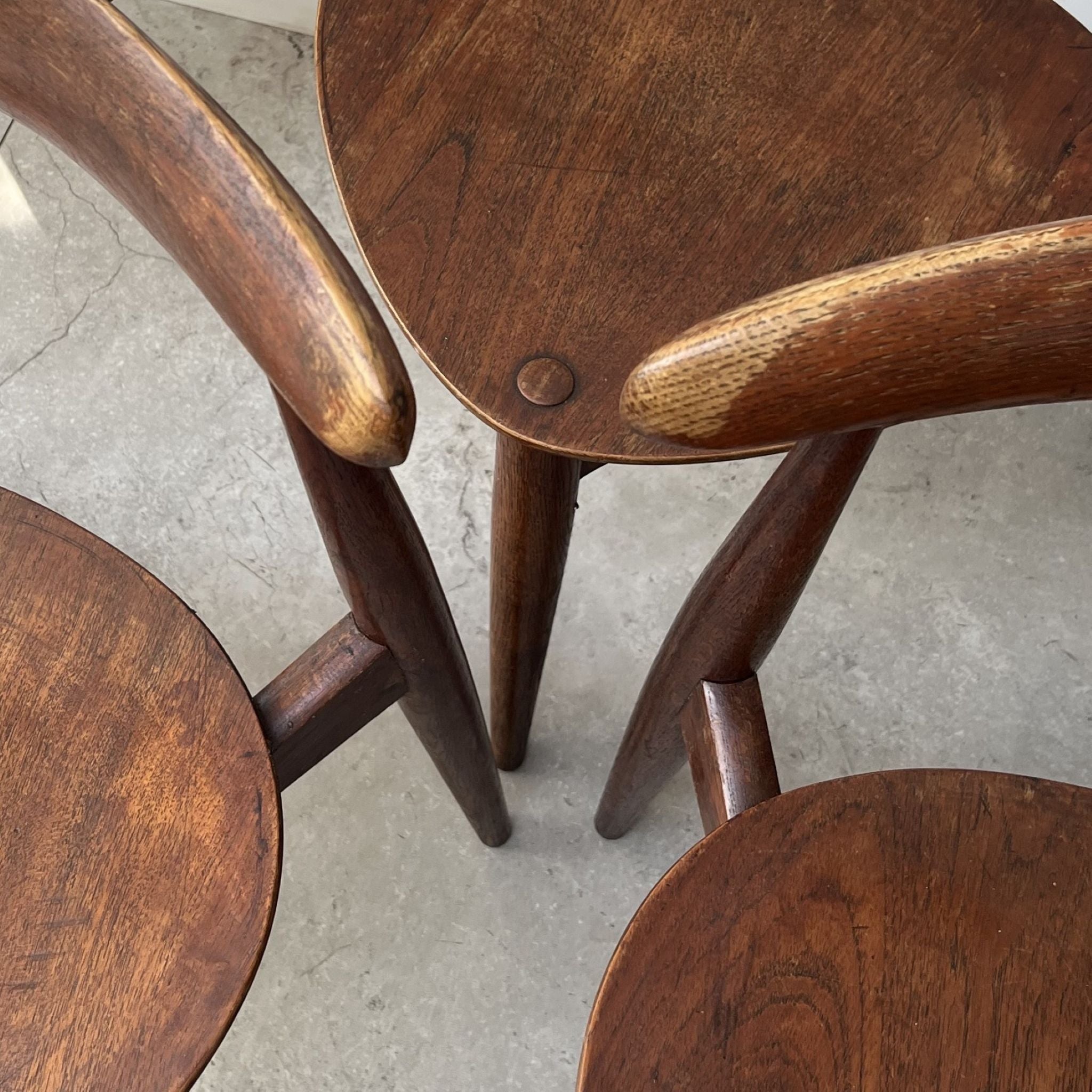 5 Hans Wegner Heart Chairs for Fritz Hansen