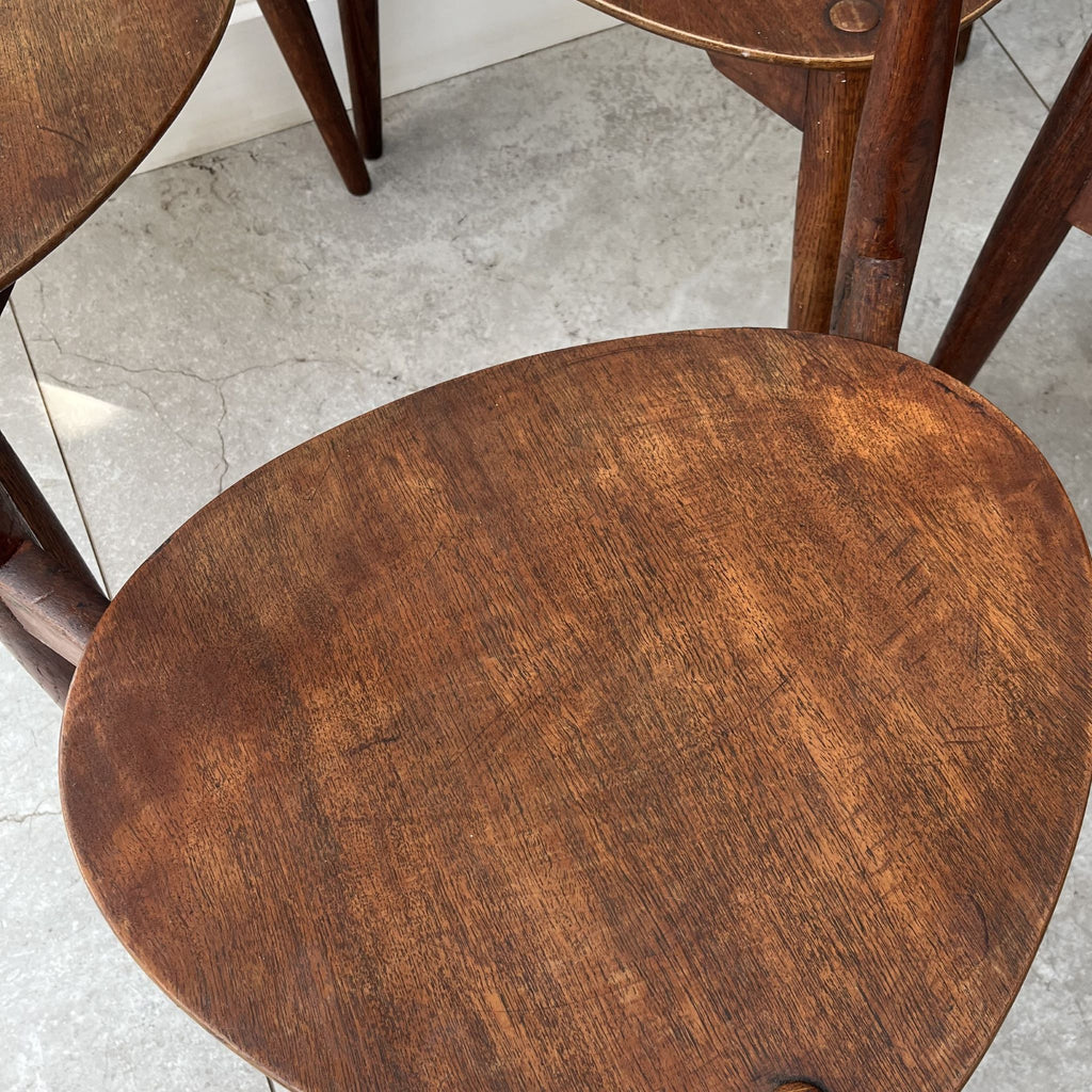 5 Hans Wegner Heart Chairs for Fritz Hansen