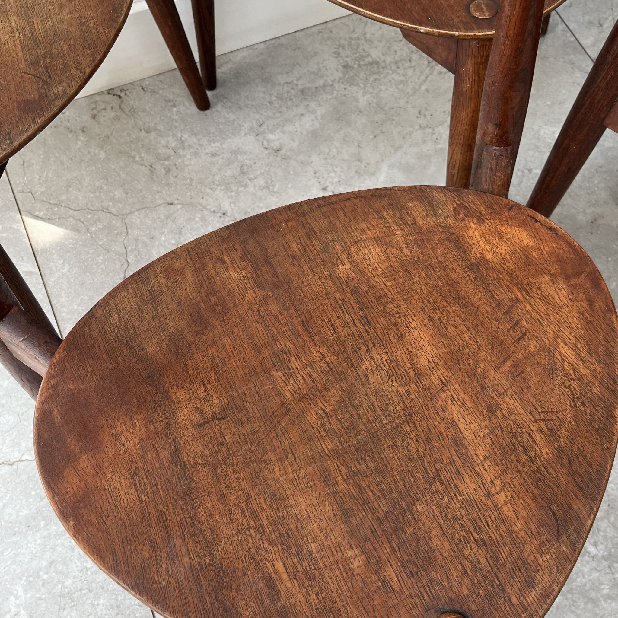 5 Hans Wegner Heart Chairs for Fritz Hansen