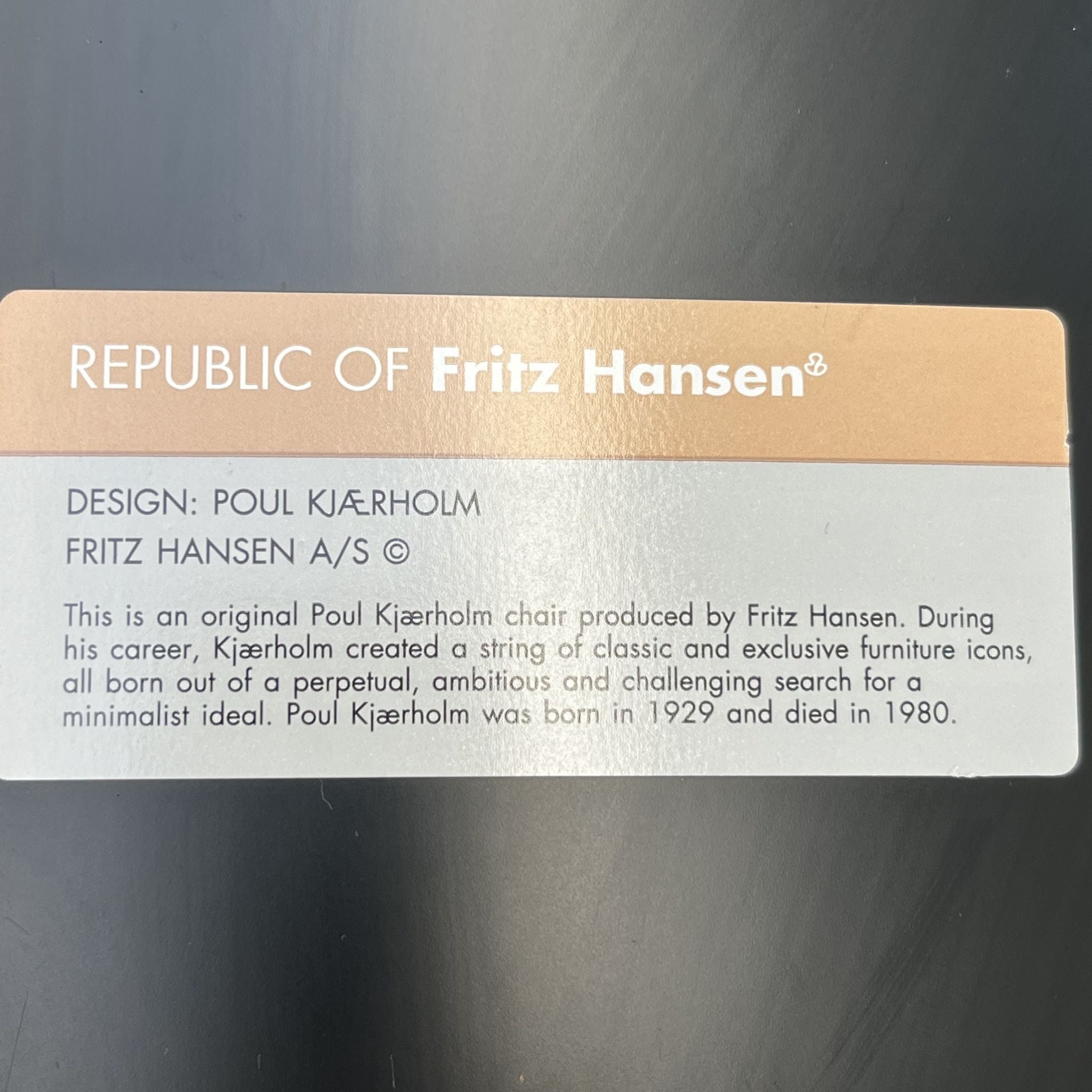 Poul Kjaerholm PK8 Chair for Fritz Hansen x2