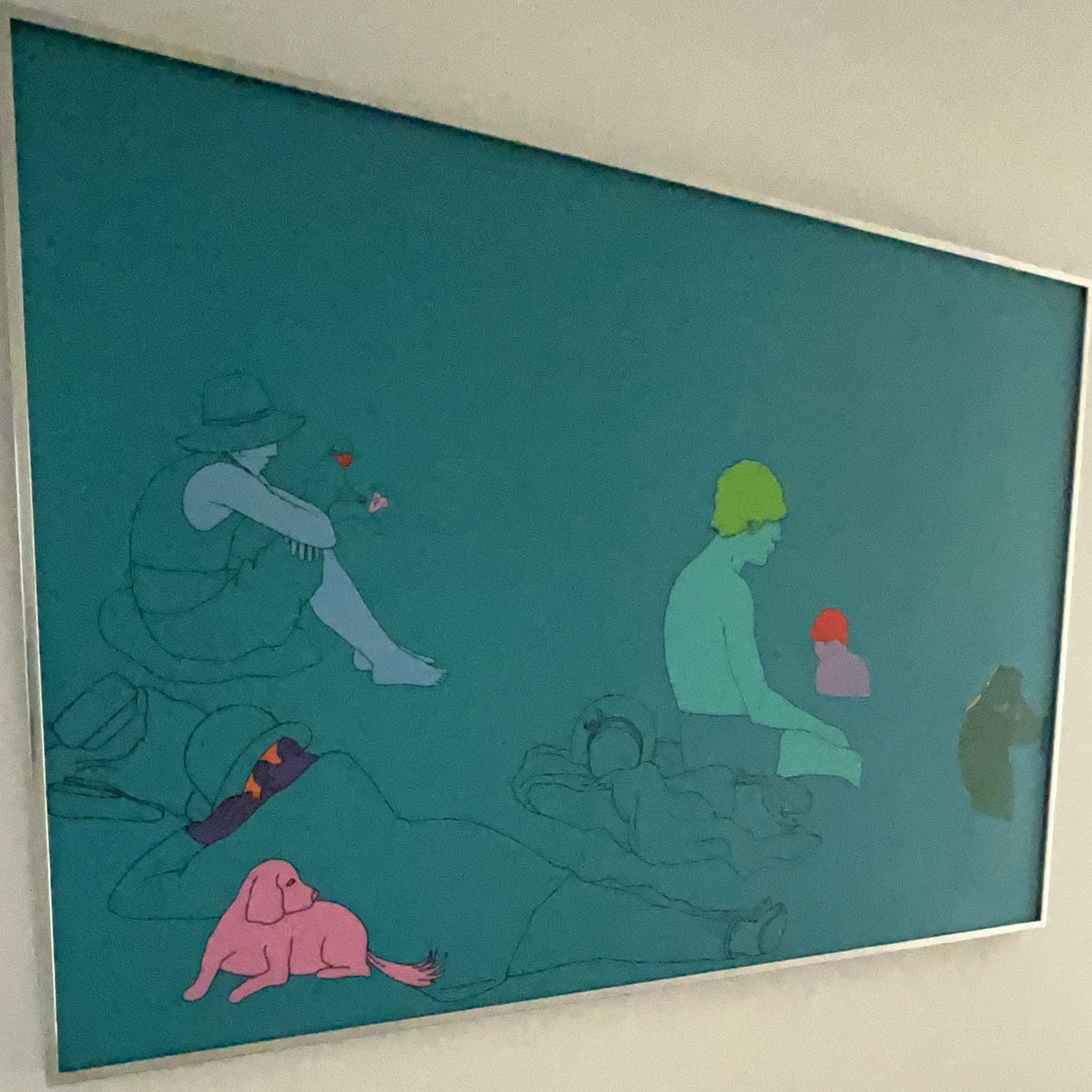 Sir Michael Craig-Martin (1941-) Deconstructing Seurat