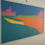 Sir Michael Craig-Martin (1941-) Deconstructing Seurat