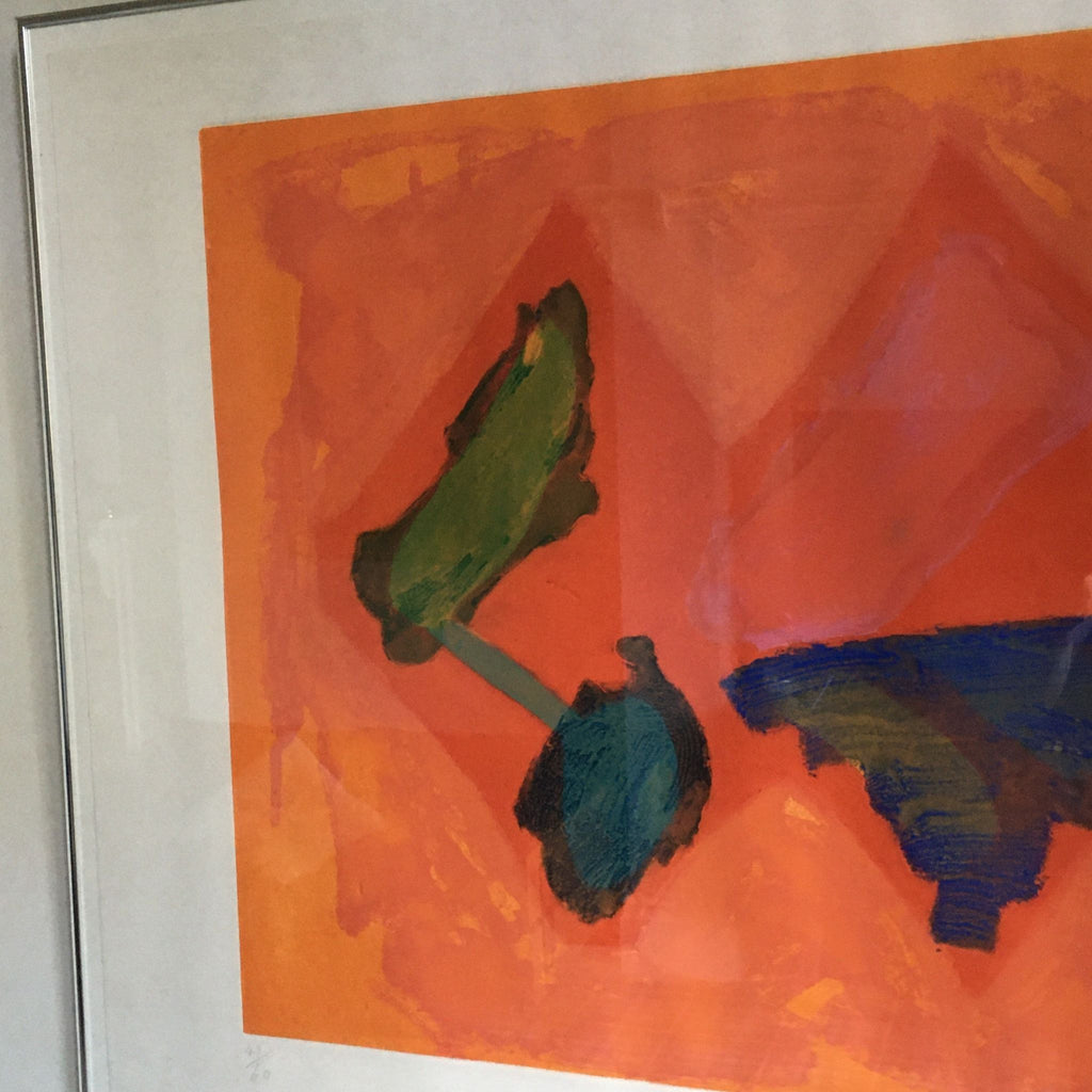 John Hoyland (1934 - 2011) Fly Away Etching and Aquatint