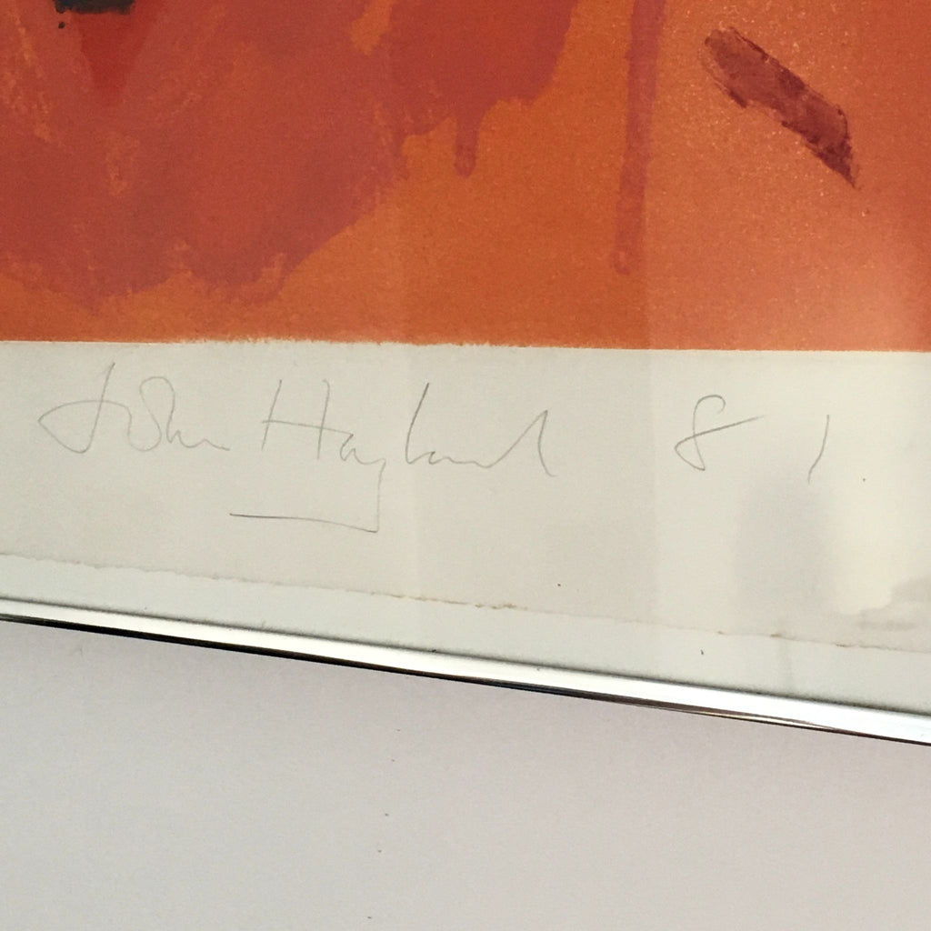 John Hoyland (1934 - 2011) Fly Away Etching and Aquatint