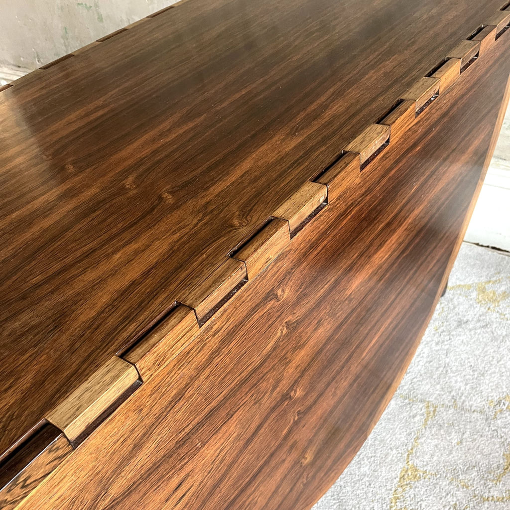 Kurt Ostervig Rosewood Gateleg Dining Table